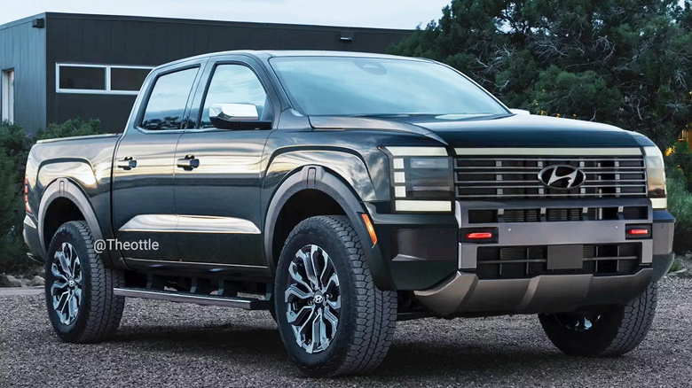 У Hyundai появится конкурент Ford Ranger и Toyota Tacoma: компания готовит брутальный пикап (и внедорожник на его базе)